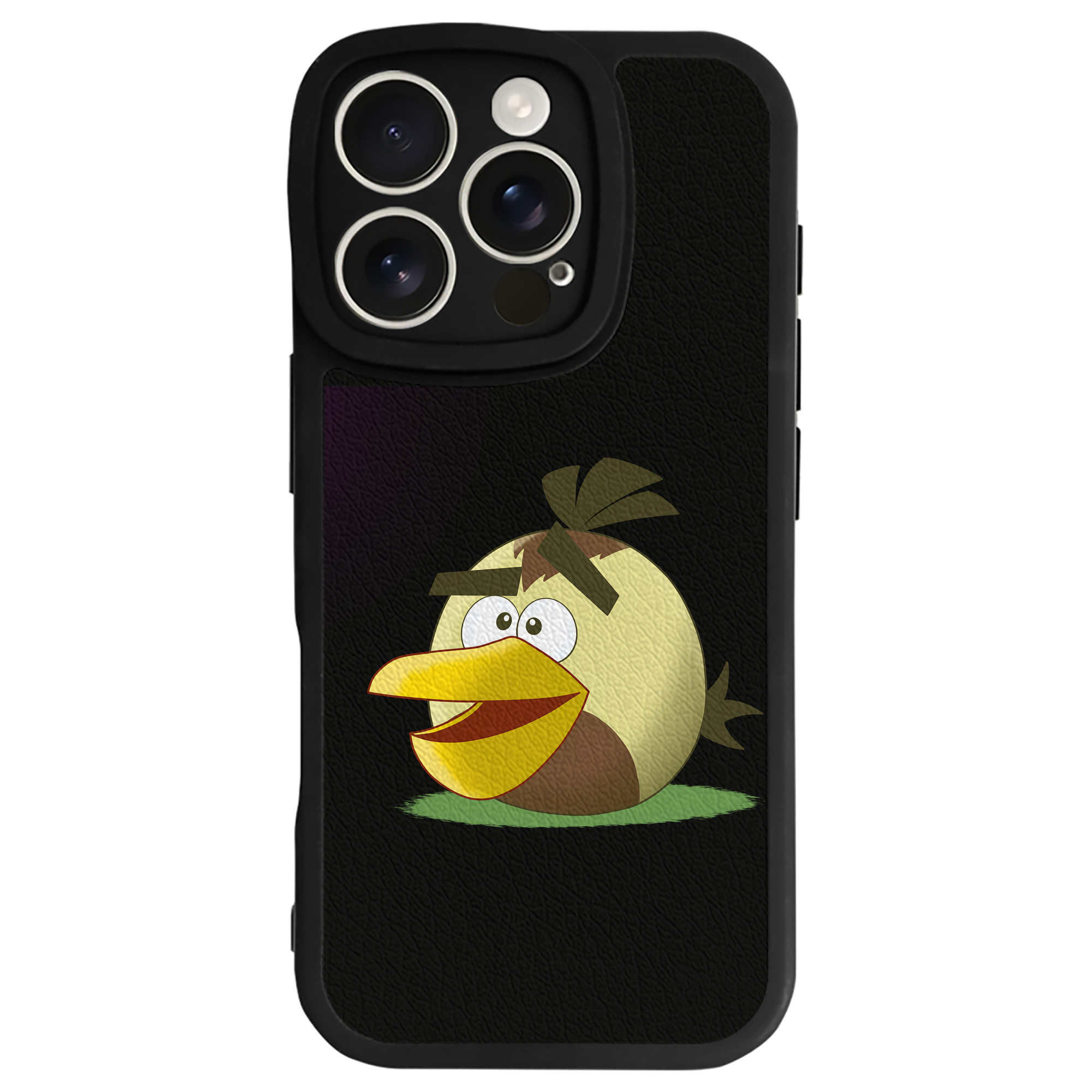 （画像用） Angry Birds アングリーバード 【iPhone 16シリーズ対応】シリコンスマホケース（レザー調） 材質：シリコン
